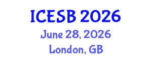 International Conference on Entrepreneurship and Small Business (ICESB) June 28, 2026 - London, United Kingdom