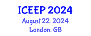 International Conference on Entrepreneurship Education and Pedagogy (ICEEP) August 22, 2024 - London, United Kingdom
