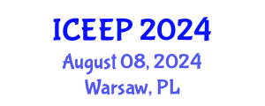 International Conference on Entrepreneurship Education and Pedagogy (ICEEP) August 08, 2024 - Warsaw, Poland