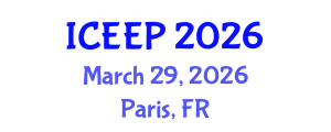 International Conference on Entrepreneurship Education and Pedagogy (ICEEP) March 29, 2026 - Paris, France