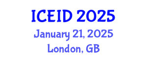 International Conference on Entrepreneurship, Innovation and Development (ICEID) January 21, 2025 - London, United Kingdom
