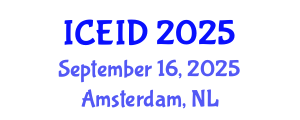 International Conference on Entrepreneurship, Innovation and Development (ICEID) September 16, 2025 - Amsterdam, Netherlands