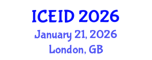 International Conference on Entrepreneurship, Innovation and Development (ICEID) January 21, 2026 - London, United Kingdom