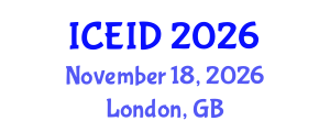 International Conference on Entrepreneurship, Innovation and Development (ICEID) November 18, 2026 - London, United Kingdom