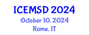 International Conference on Entrepreneurship, Management and Sustainable Development (ICEMSD) October 10, 2024 - Rome, Italy