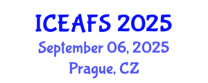 International Conference on Environment, Agriculture and Food Sciences (ICEAFS) September 06, 2025 - Prague, Czechia