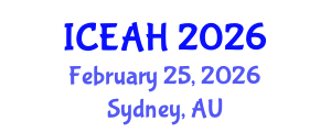 International Conference on Environment, Air Pollution and Health (ICEAH) February 25, 2026 - Sydney, Australia