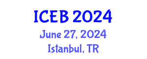 International Conference on Environment and Bioengineering (ICEB) June 27, 2024 - Istanbul, Turkey