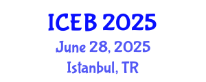 International Conference on Environment and Bioengineering (ICEB) June 28, 2025 - Istanbul, Turkey
