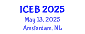 International Conference on Environment and Bioengineering (ICEB) May 13, 2025 - Amsterdam, Netherlands