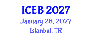 International Conference on Environment and Bioengineering (ICEB) January 28, 2027 - Istanbul, Turkey
