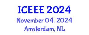 International Conference on Environment and Electrical Engineering (ICEEE) November 04, 2024 - Amsterdam, Netherlands