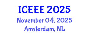 International Conference on Environment and Electrical Engineering (ICEEE) November 04, 2025 - Amsterdam, Netherlands