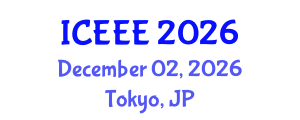 International Conference on Environment and Electrical Engineering (ICEEE) December 02, 2026 - Tokyo, Japan International Conference on Environment and Electrical Engineering (ICEEE) December 02, 2026 - Tokyo, Japan