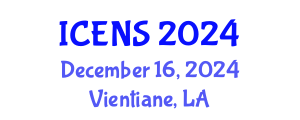 International Conference on Environment and Natural Science (ICENS) December 16, 2024 - Vientiane, Laos