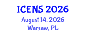 International Conference on Environment and Natural Science (ICENS) August 14, 2026 - Warsaw, Poland International Conference on Environment and Natural Science (ICENS) August 14, 2026 - Warsaw, Poland