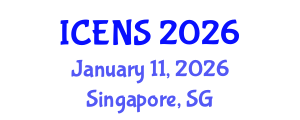 International Conference on Environment and Natural Science (ICENS) January 11, 2026 - Singapore, Singapore