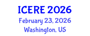 International Conference on Environment and Renewable Energy (ICERE) February 23, 2026 - Washington, United States International Conference on Environment and Renewable Energy (ICERE) February 23, 2026 - Washington, United States
