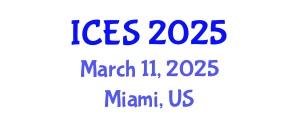 International Conference on Environment and Sustainability (ICES) March 11, 2025 - Miami, United States