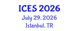 International Conference on Environment and Sustainability (ICES) July 29, 2026 - Istanbul, Turkey