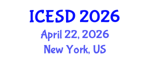 International Conference on Environment and Sustainable Development (ICESD) April 22, 2026 - New York, United States