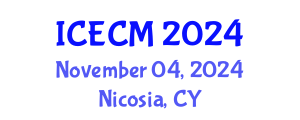 International Conference on Environment, Chemistry and Management (ICECM) November 04, 2024 - Nicosia, Cyprus