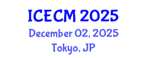 International Conference on Environment, Chemistry and Management (ICECM) December 02, 2025 - Tokyo, Japan
