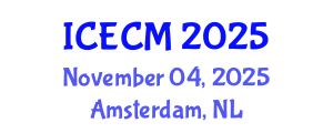 International Conference on Environment, Chemistry and Management (ICECM) November 04, 2025 - Amsterdam, Netherlands