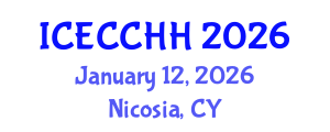 International Conference on Environment, Climate Change and Human Health (ICECCHH) January 12, 2026 - Nicosia, Cyprus International Conference on Environment, Climate Change and Human Health (ICECCHH) January 12, 2026 - Nicosia, Cyprus