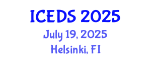 International Conference on Environment, Development and Sustainability (ICEDS) July 19, 2025 - Helsinki, Finland