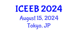 International Conference on Environment, Energy and Biotechnology (ICEEB) August 15, 2024 - Tokyo, Japan