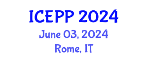 International Conference on Environment Pollution and Prevention (ICEPP) June 03, 2024 - Rome, Italy