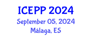 International Conference on Environment Pollution and Prevention (ICEPP) September 05, 2024 - Málaga, Spain
