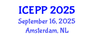 International Conference on Environment Pollution and Prevention (ICEPP) September 16, 2025 - Amsterdam, Netherlands