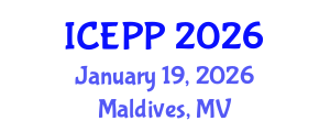 International Conference on Environment Pollution and Prevention (ICEPP) January 19, 2026 - Maldives, Maldives International Conference on Environment Pollution and Prevention (ICEPP) January 19, 2026 - Maldives, Maldives