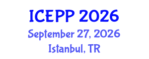 International Conference on Environment Pollution and Prevention (ICEPP) September 27, 2026 - Istanbul, Turkey