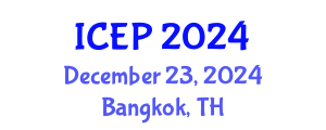 International Conference on Environment Protection (ICEP) December 23, 2024 - Bangkok, Thailand