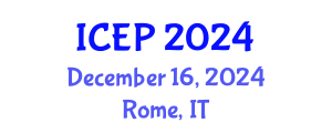 International Conference on Environment Protection (ICEP) December 16, 2024 - Rome, Italy