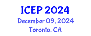 International Conference on Environment Protection (ICEP) December 09, 2024 - Toronto, Canada