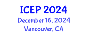 International Conference on Environment Protection (ICEP) December 16, 2024 - Vancouver, Canada