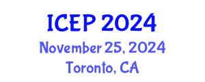 International Conference on Environment Protection (ICEP) November 25, 2024 - Toronto, Canada