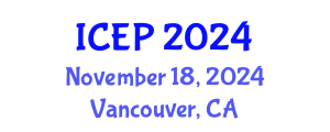 International Conference on Environment Protection (ICEP) November 18, 2024 - Vancouver, Canada