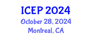 International Conference on Environment Protection (ICEP) October 28, 2024 - Montreal, Canada