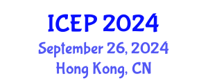 International Conference on Environment Protection (ICEP) September 26, 2024 - Hong Kong, China