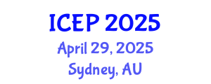 International Conference on Environment Protection (ICEP) April 29, 2025 - Sydney, Australia
