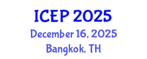 International Conference on Environment Protection (ICEP) December 16, 2025 - Bangkok, Thailand