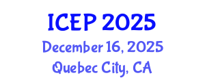 International Conference on Environment Protection (ICEP) December 16, 2025 - Quebec City, Canada