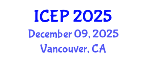 International Conference on Environment Protection (ICEP) December 09, 2025 - Vancouver, Canada