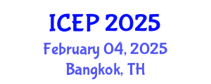 International Conference on Environment Protection (ICEP) February 04, 2025 - Bangkok, Thailand