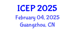 International Conference on Environment Protection (ICEP) February 04, 2025 - Guangzhou, China